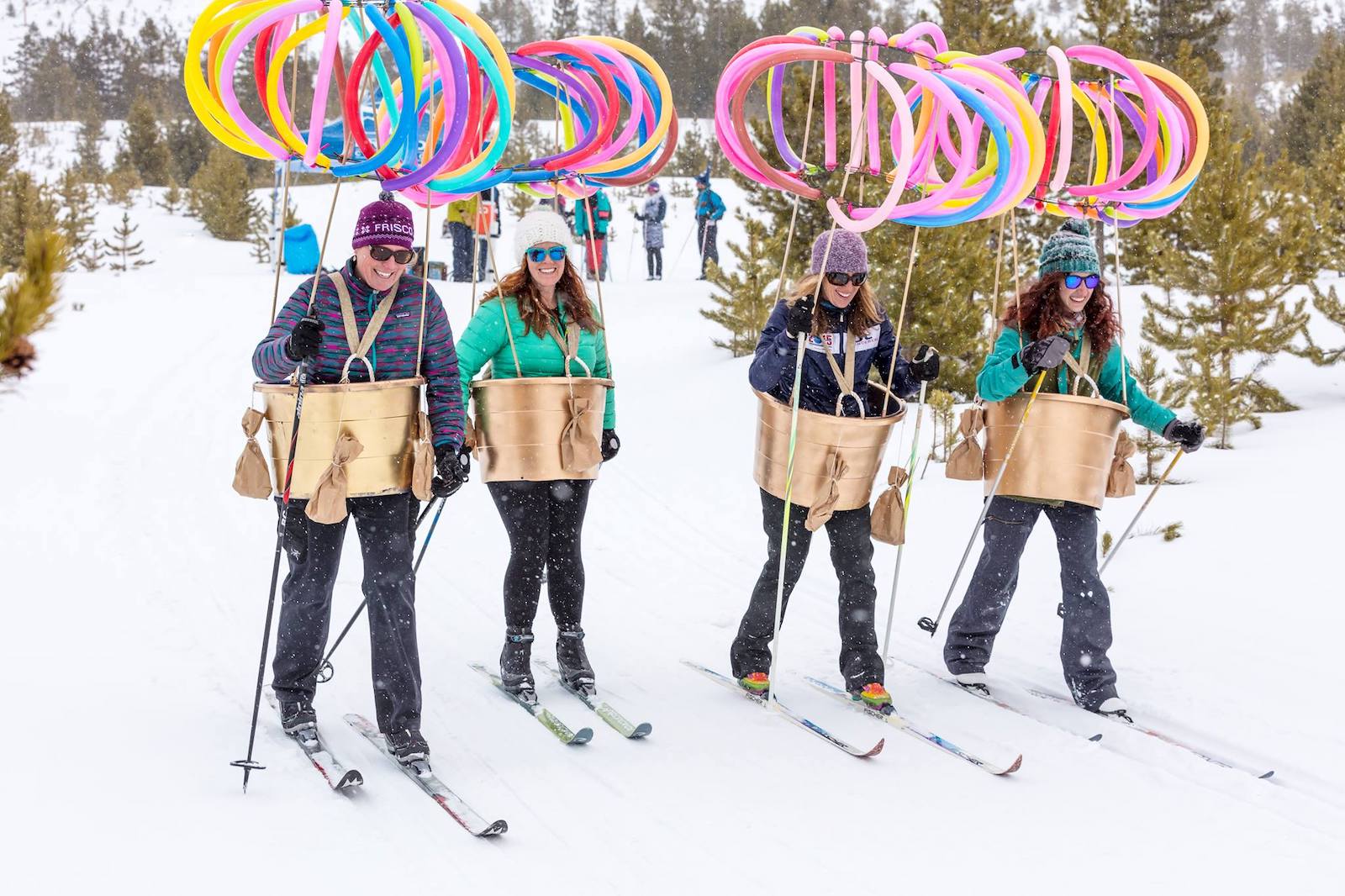 Image of people in costumes for Brewski in Frisco, Colorado