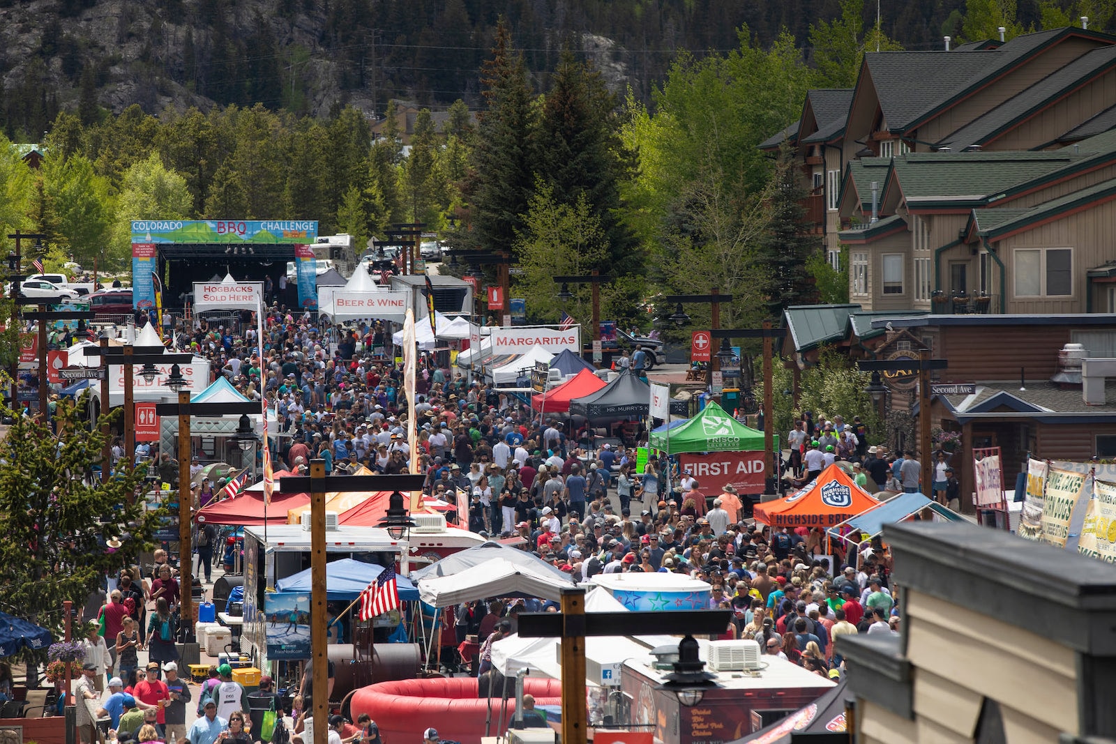 Image of people at the Colorado BBQ Challenge in Frisco, Colorado