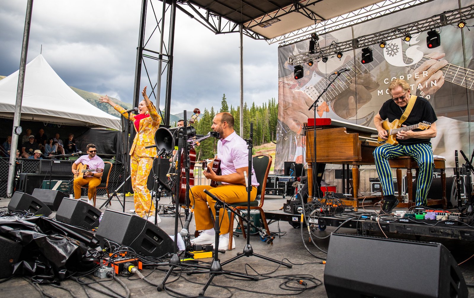 Image of a live musical performance at Copper Mountain, Colorado