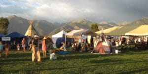 Image of people at the Crestone Music Festival in Colorado