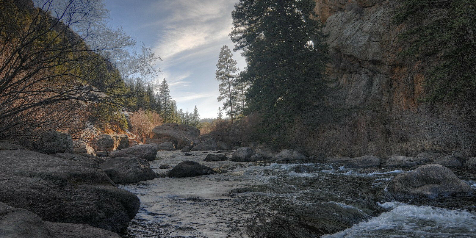 Image of the Eleven Mile Canyon Recreation Area in Colorado