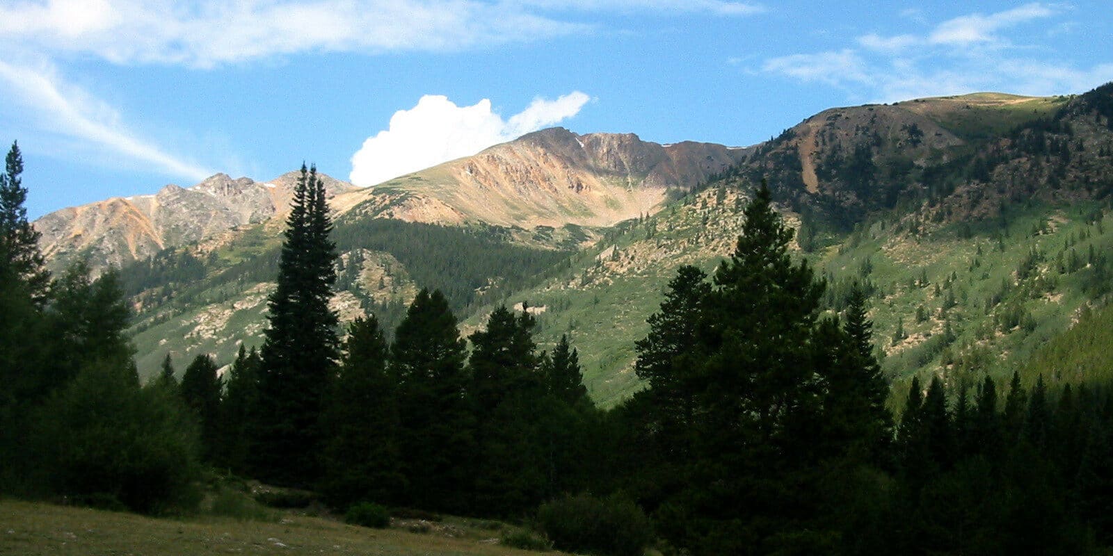 Image of La Plata Peak from Winfield, Colorado