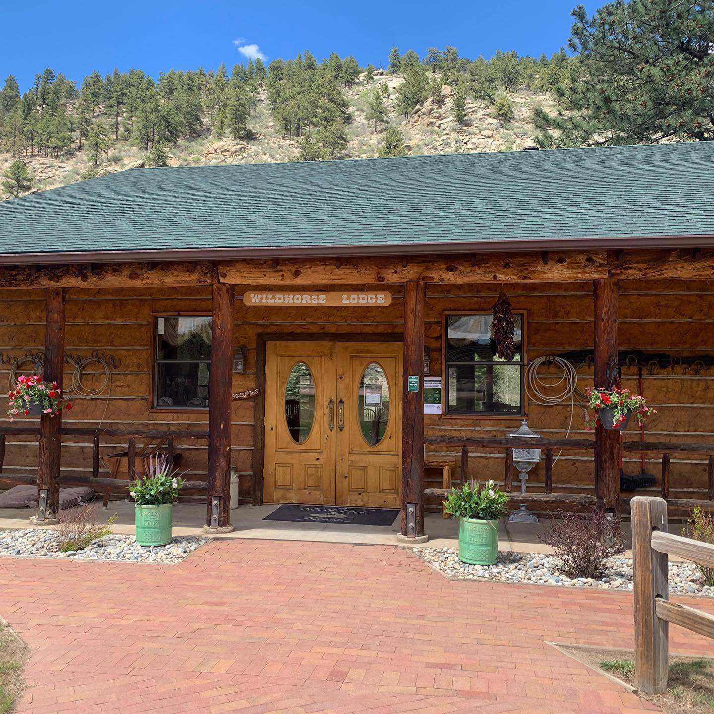 Image of the Wildhorse Lodge at North Fork Ranch in Shawnee, Colorado