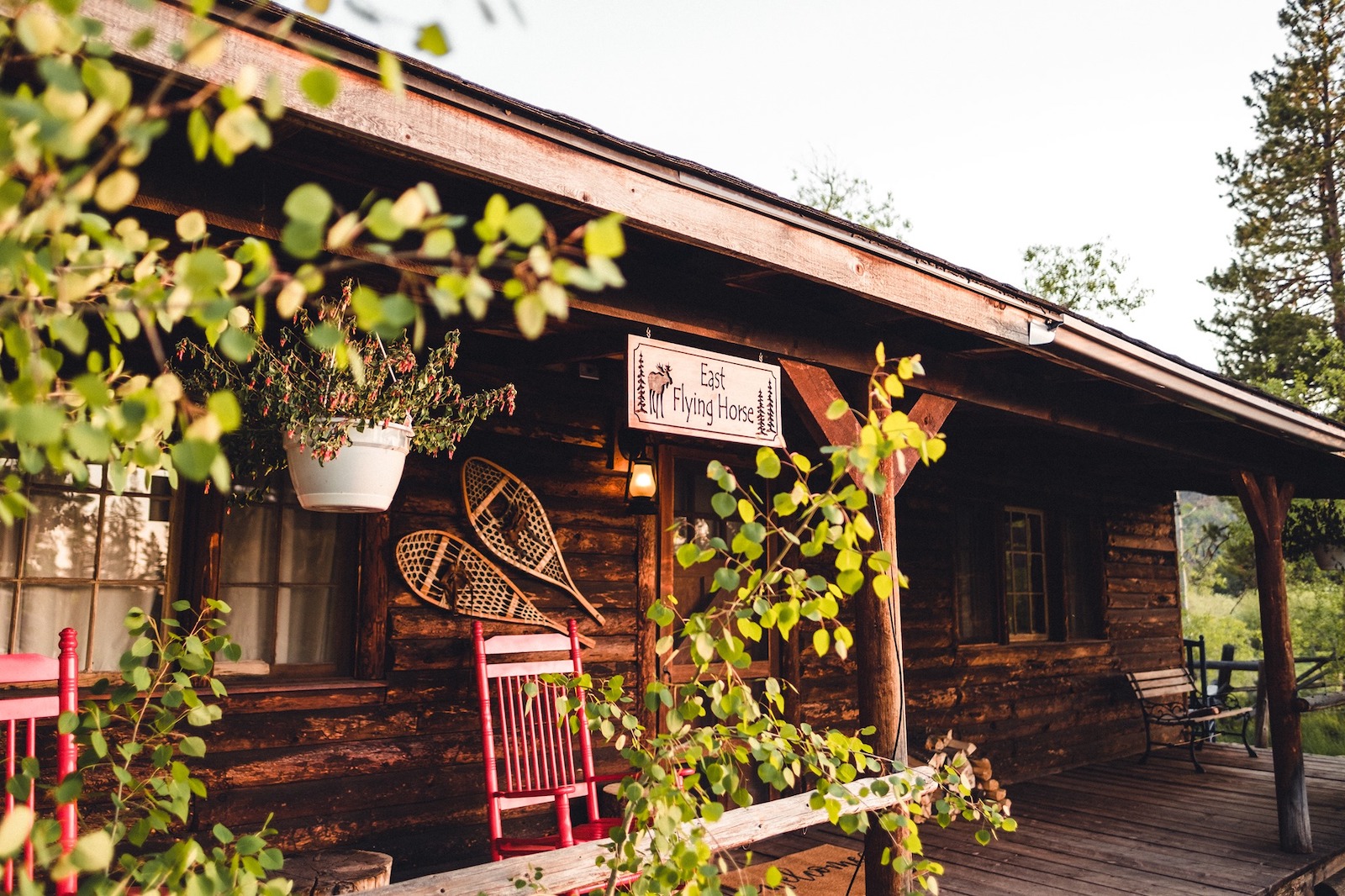 Image of the East Flying Horse Cabin at Rawah Guest Ranch in Glendevey, Colorado