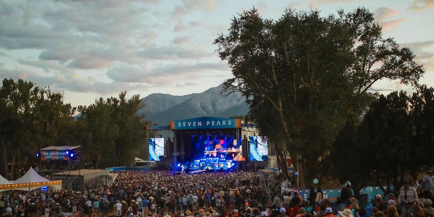 Image of the Seven Peaks Festival in Buena Vista, Colorado