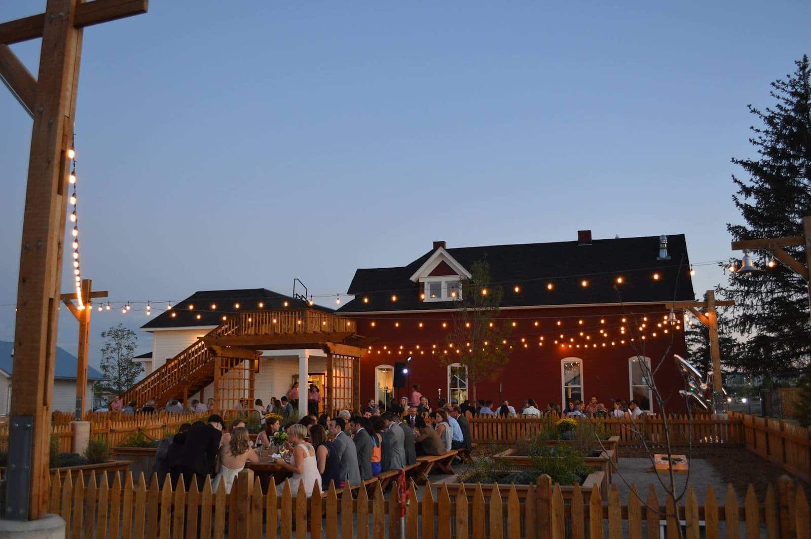 Image of a wedding at the Farmhouse at Jessup Farm in Fort Collins, Colorado