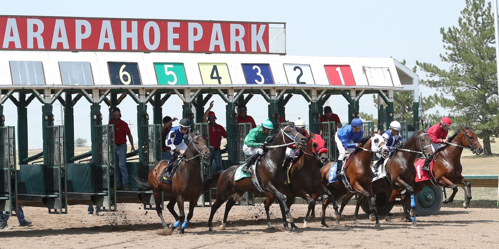 Image of the Arapahoe Park Race Track in Colorado