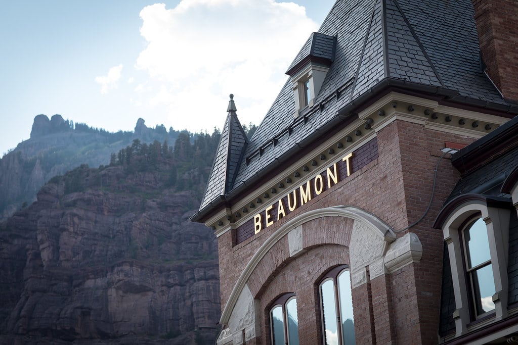 Image of the Beaumont Hotel & Spa in Ouray, CO