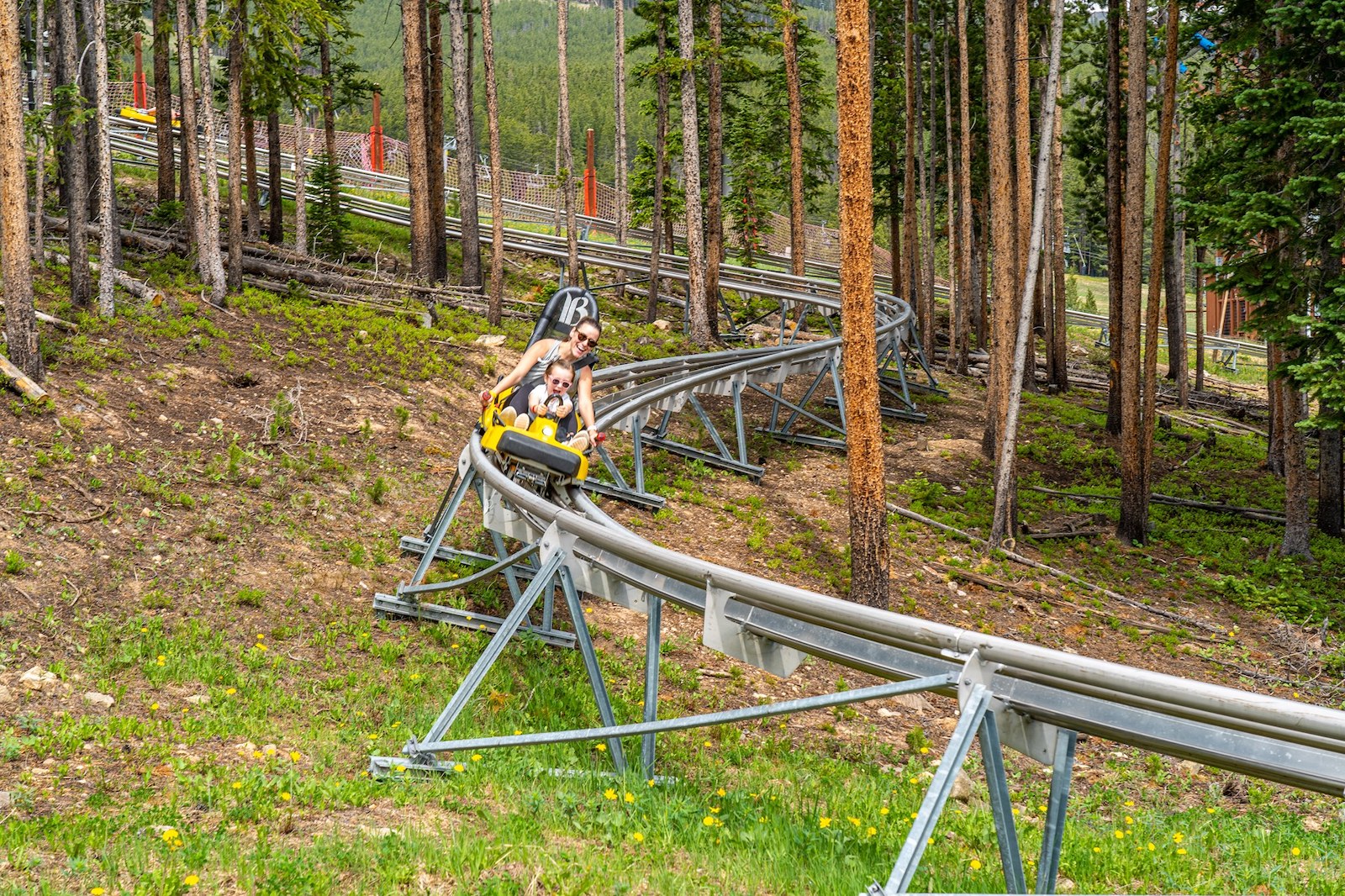 Image of the Epic Discovery alpine coaster in Breckenridge, Colorado