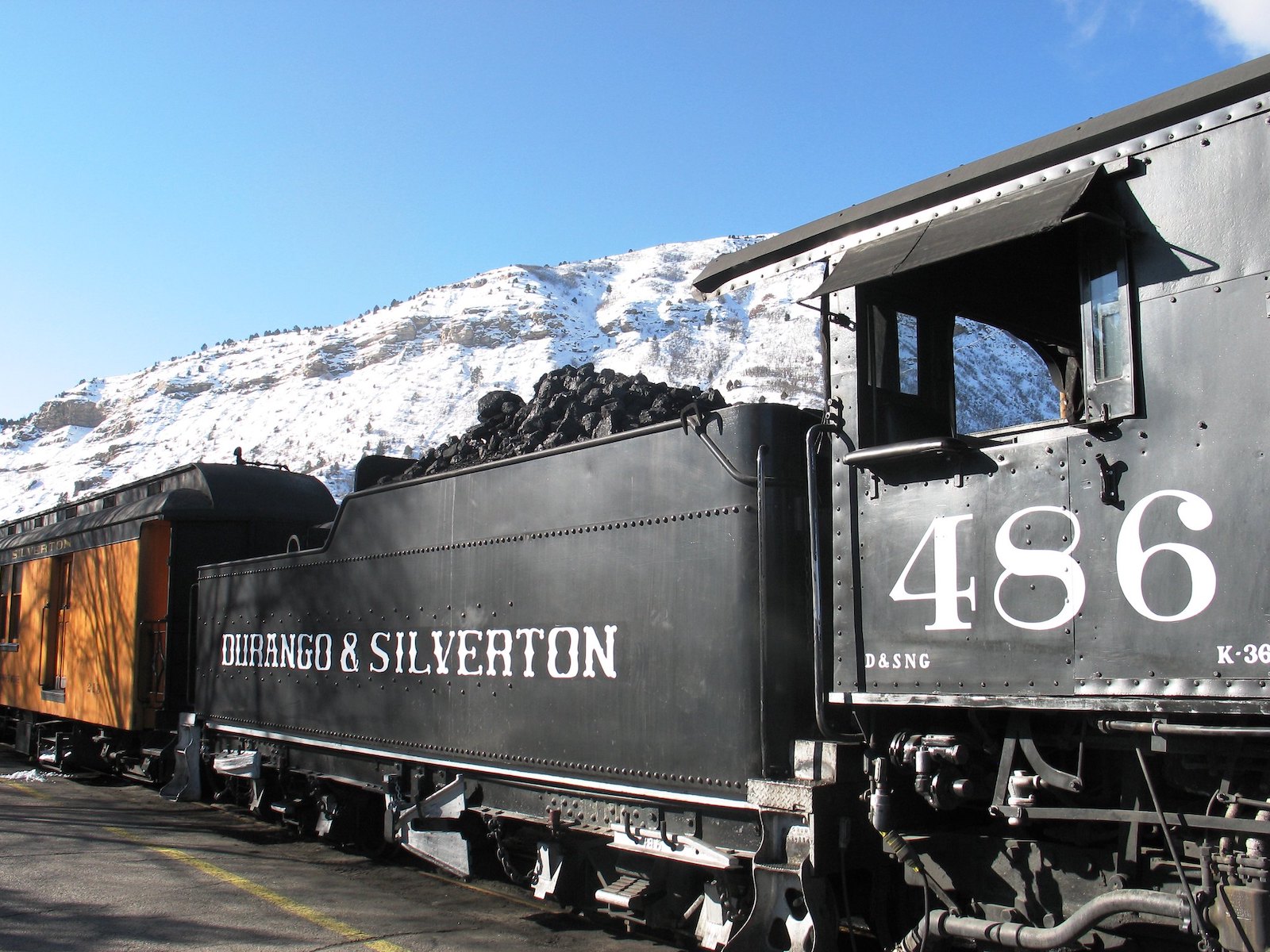 Image of the Durango Silverton Train in Colorado