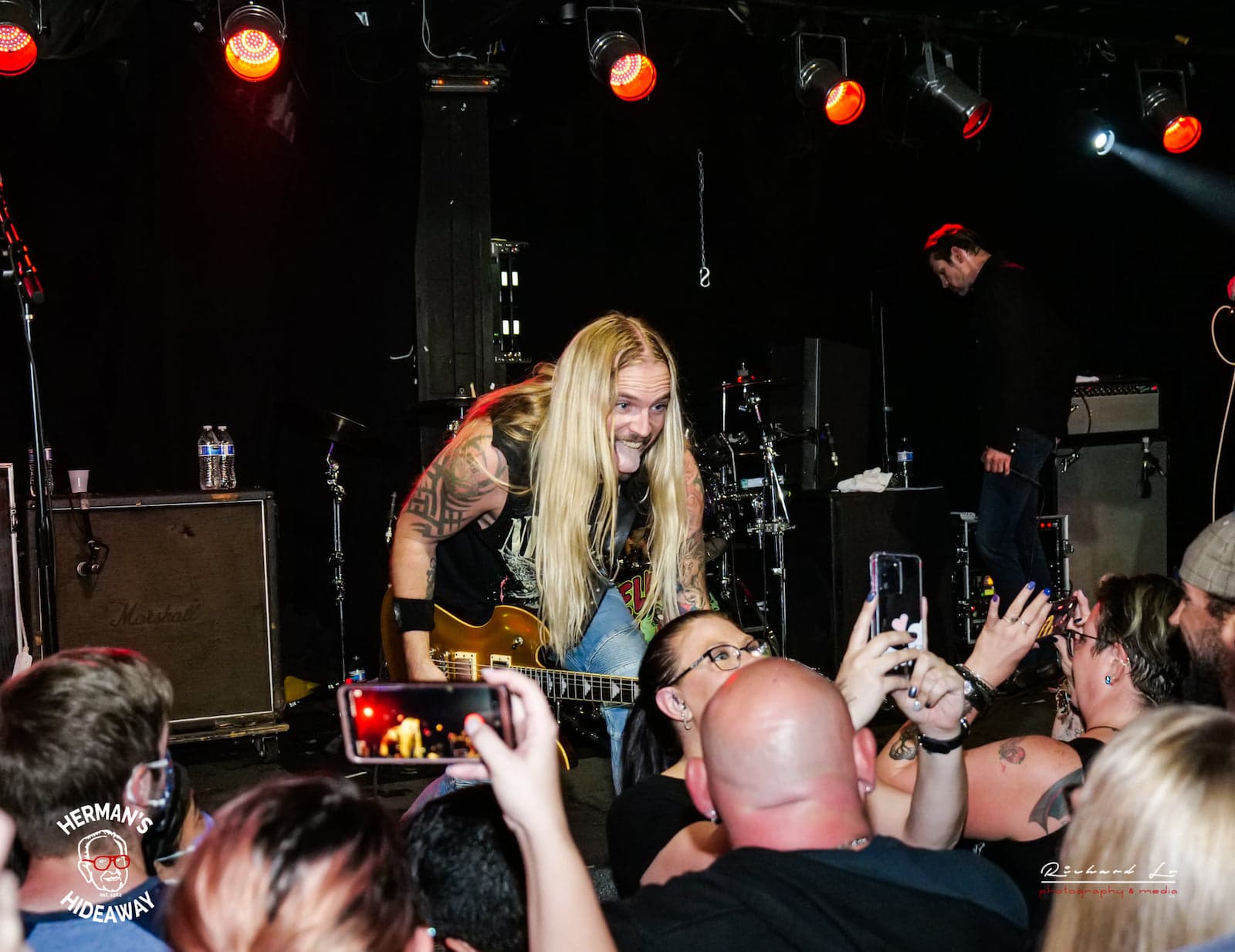 Image of a rock band at Herman's Hideaway in Denver, Colorado