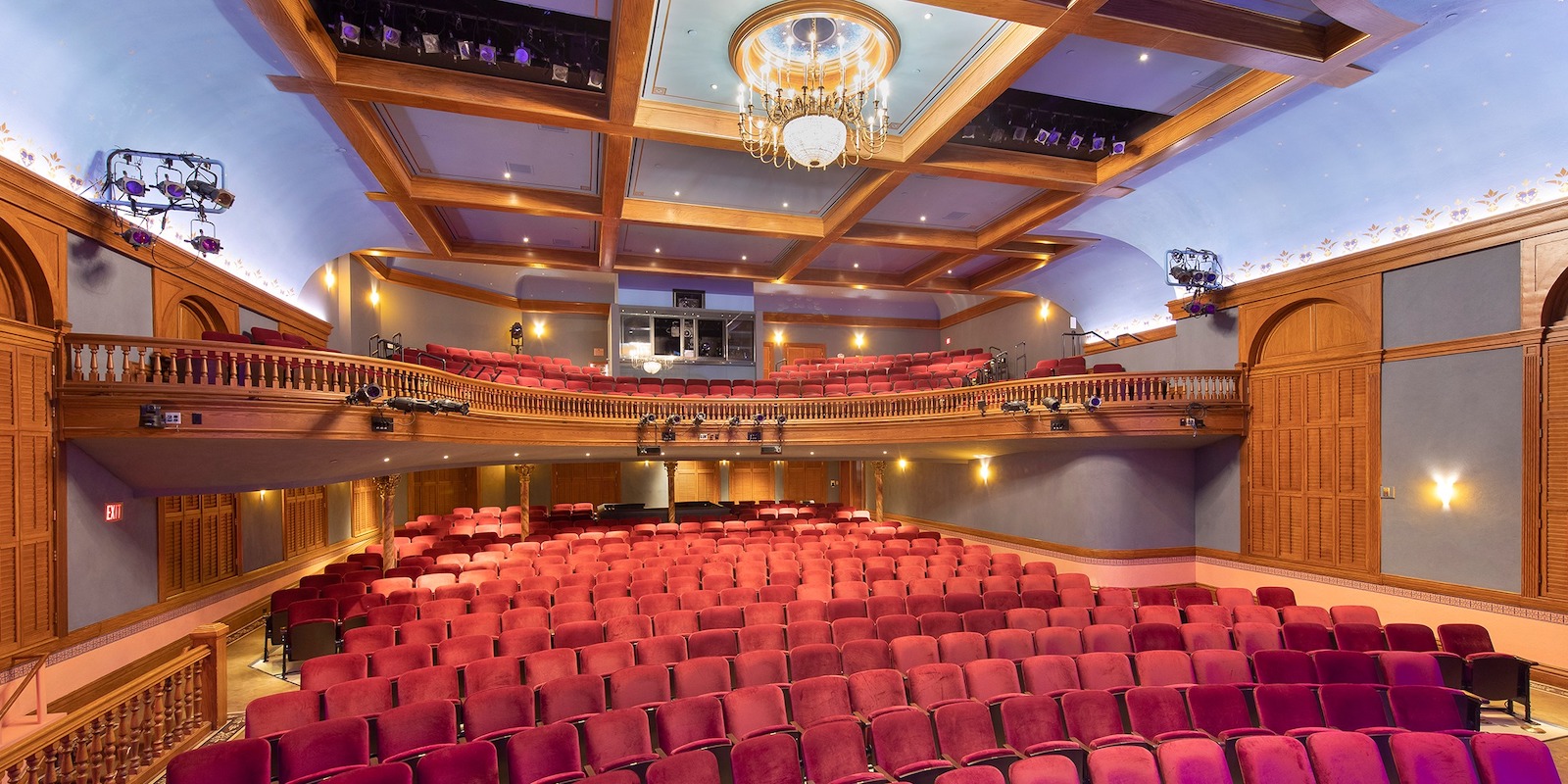 Image of the Wheeler Opera House seating in Colorado