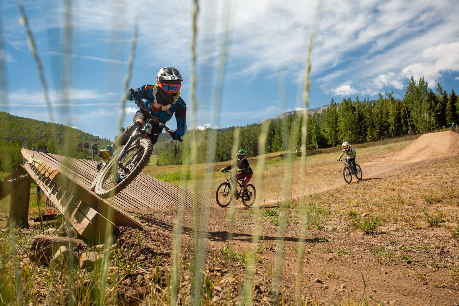 Image of people mountain biking at Aspen Snowmass in Colorado