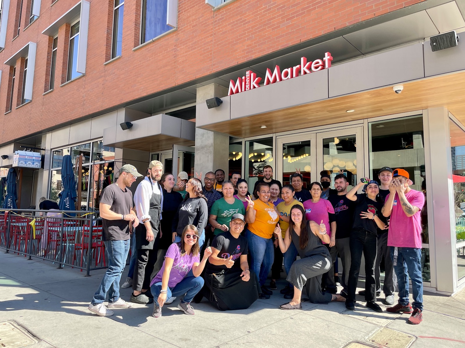 Image of the staff at Denver Milk Market in Colorado