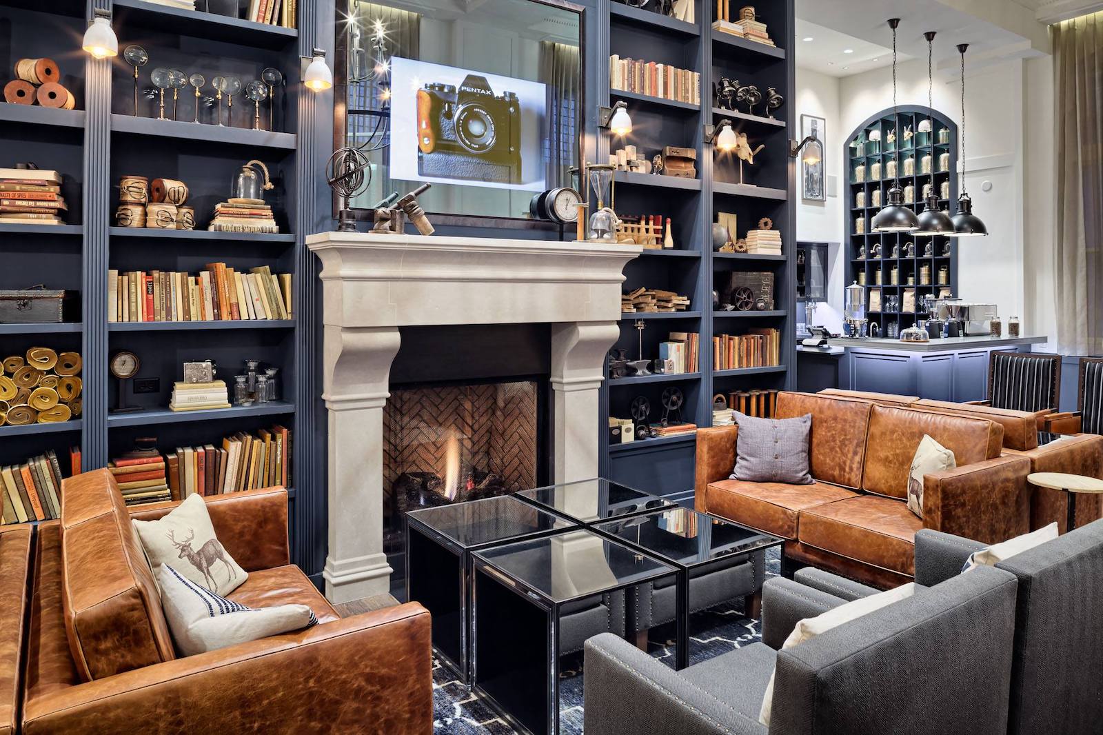 Image of a sitting area at Hotel Teatro in Denver, CO