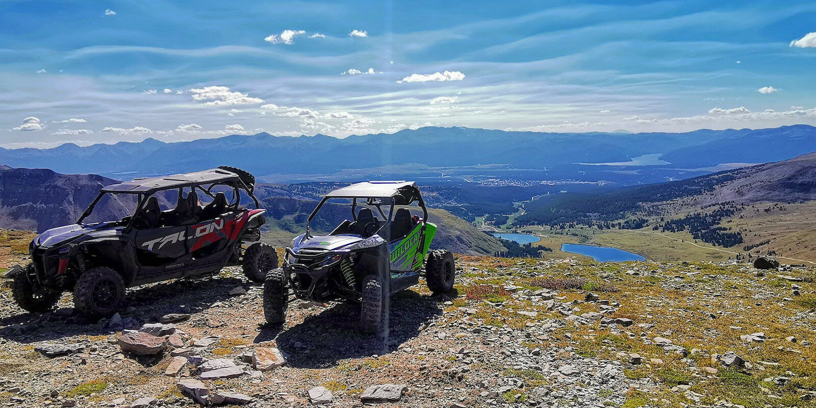 Image of two of Leadville ATV and Snowbike Tours ATVs