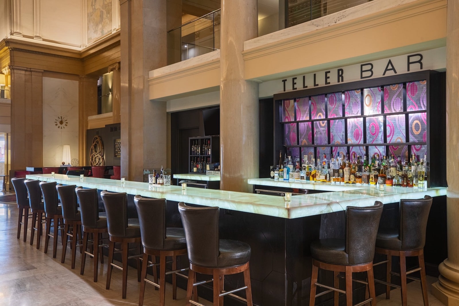 Image of the Teller Bar at Renaissance Denver Downtown City Center Hotel in Colorado