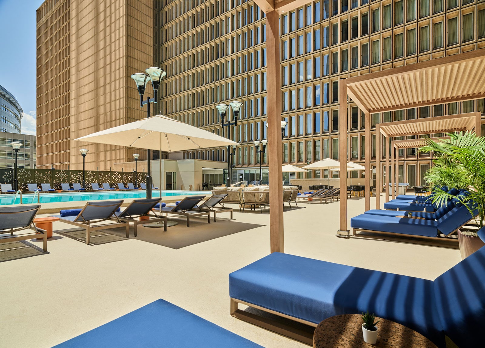 Image of the pool at the Sheraton Downtown Denver Hotel in Colorado