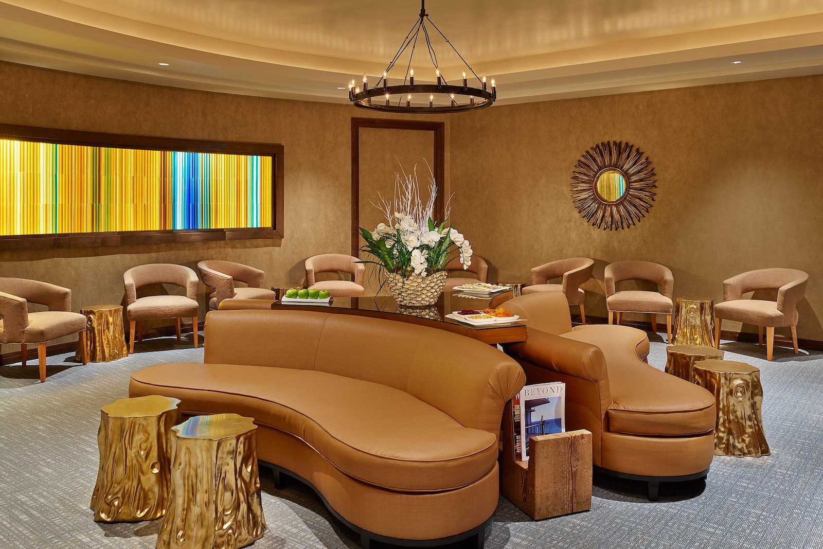 Image of the Relaxation Lounge at that St. Regis in Aspen, Colorado