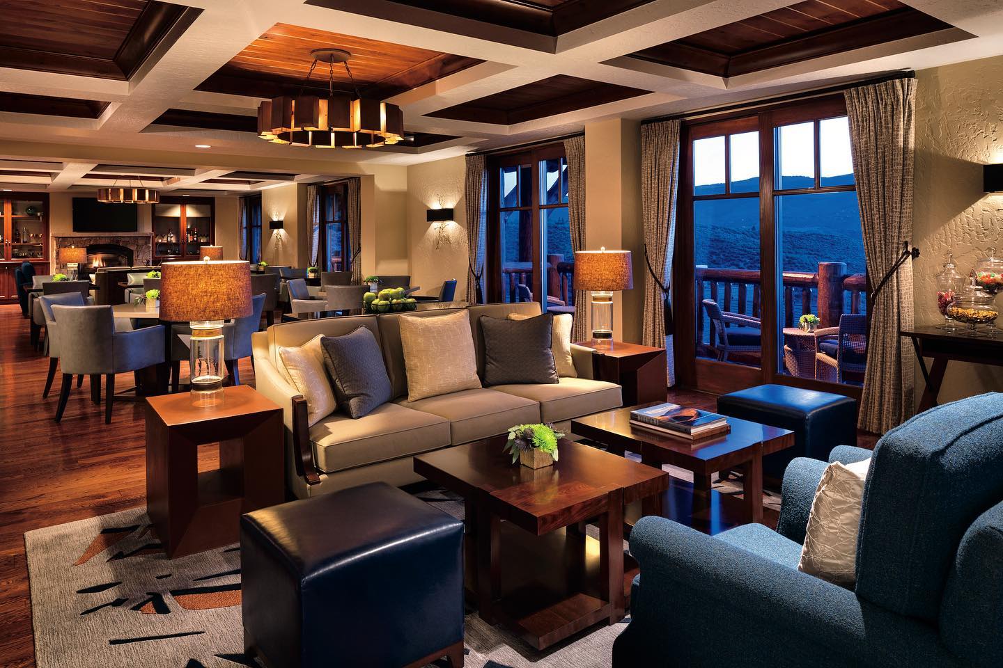 Image of the Club Lounge at The Ritz Carlton, Bachelor Gulch in Avon, Colorado