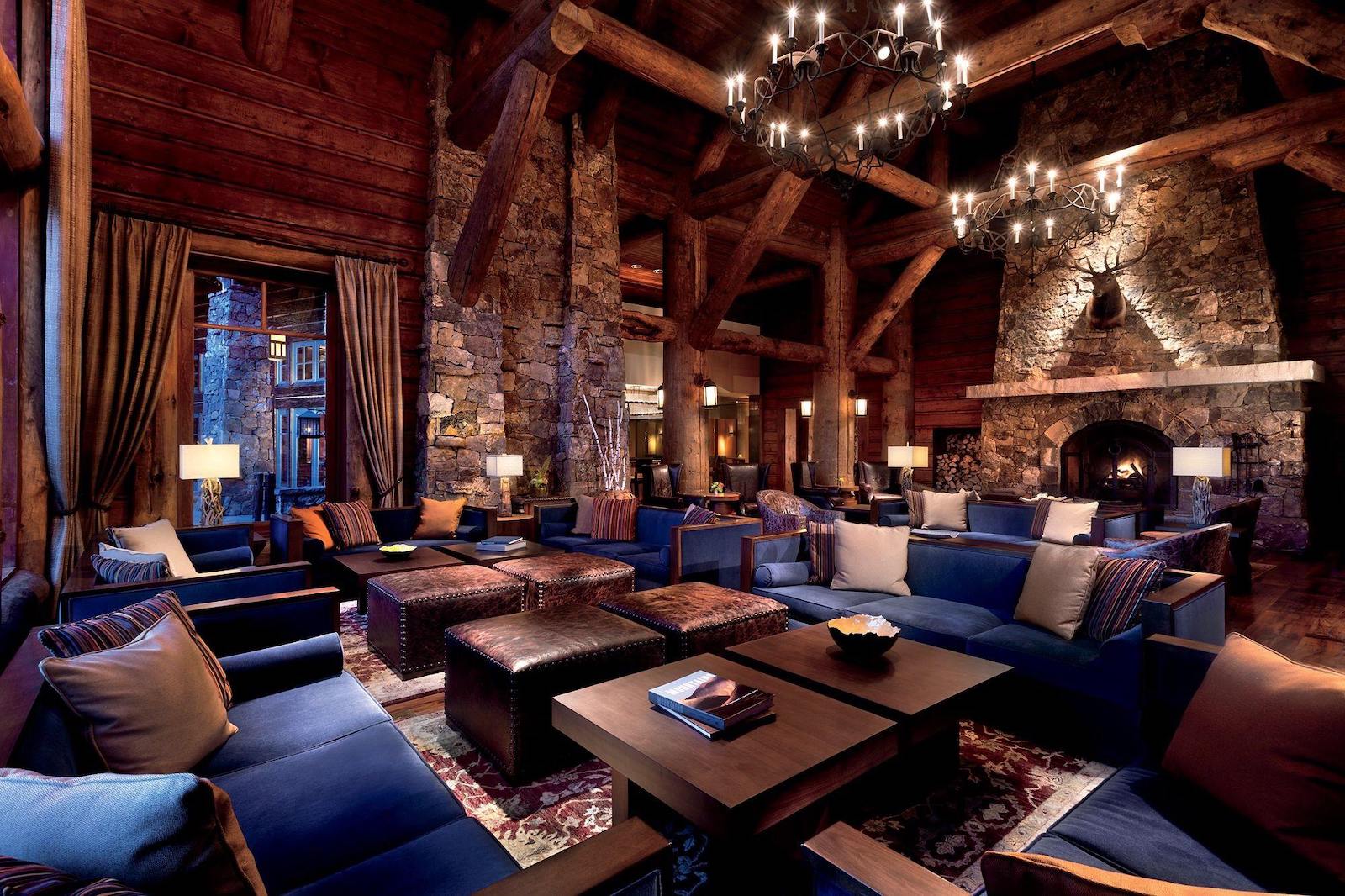 Image of the lobby at The Ritz Carlton, Bachelor Gulch in Avon, Colorado