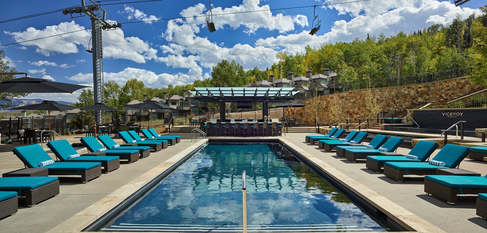 Image of the pool at Viceroy in Snowmass, CO