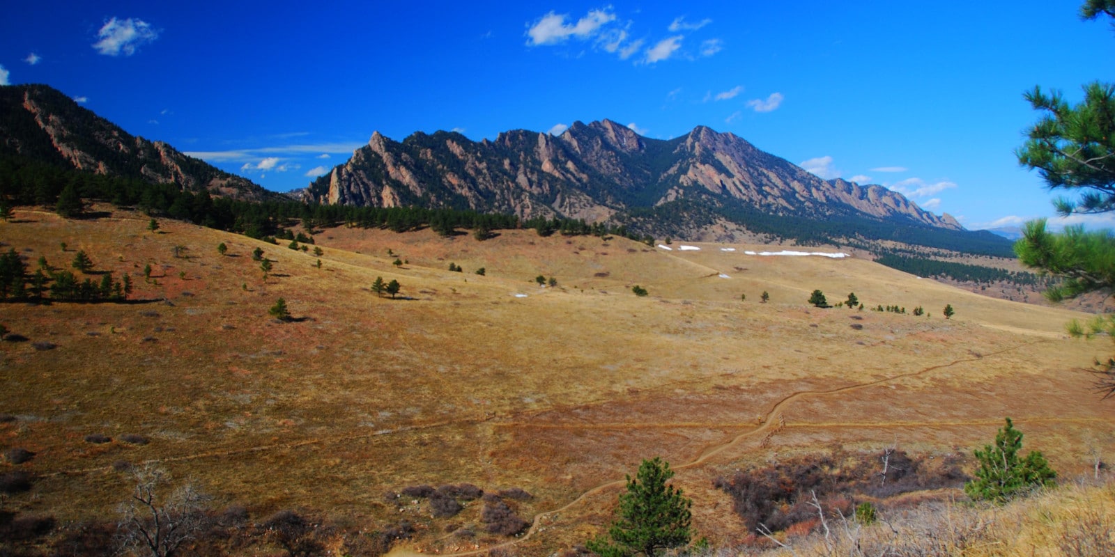 Flatirons in Boulder, Colorado