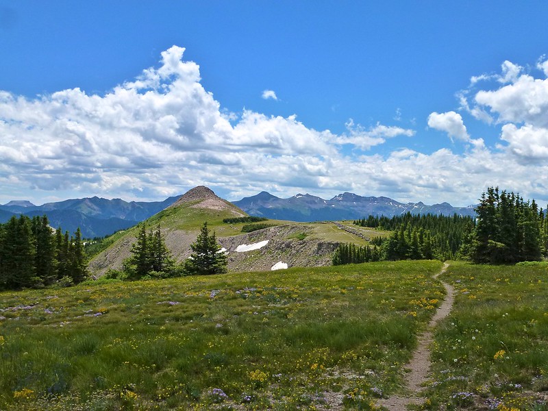 alberta peak along the conitnental divide in colorado