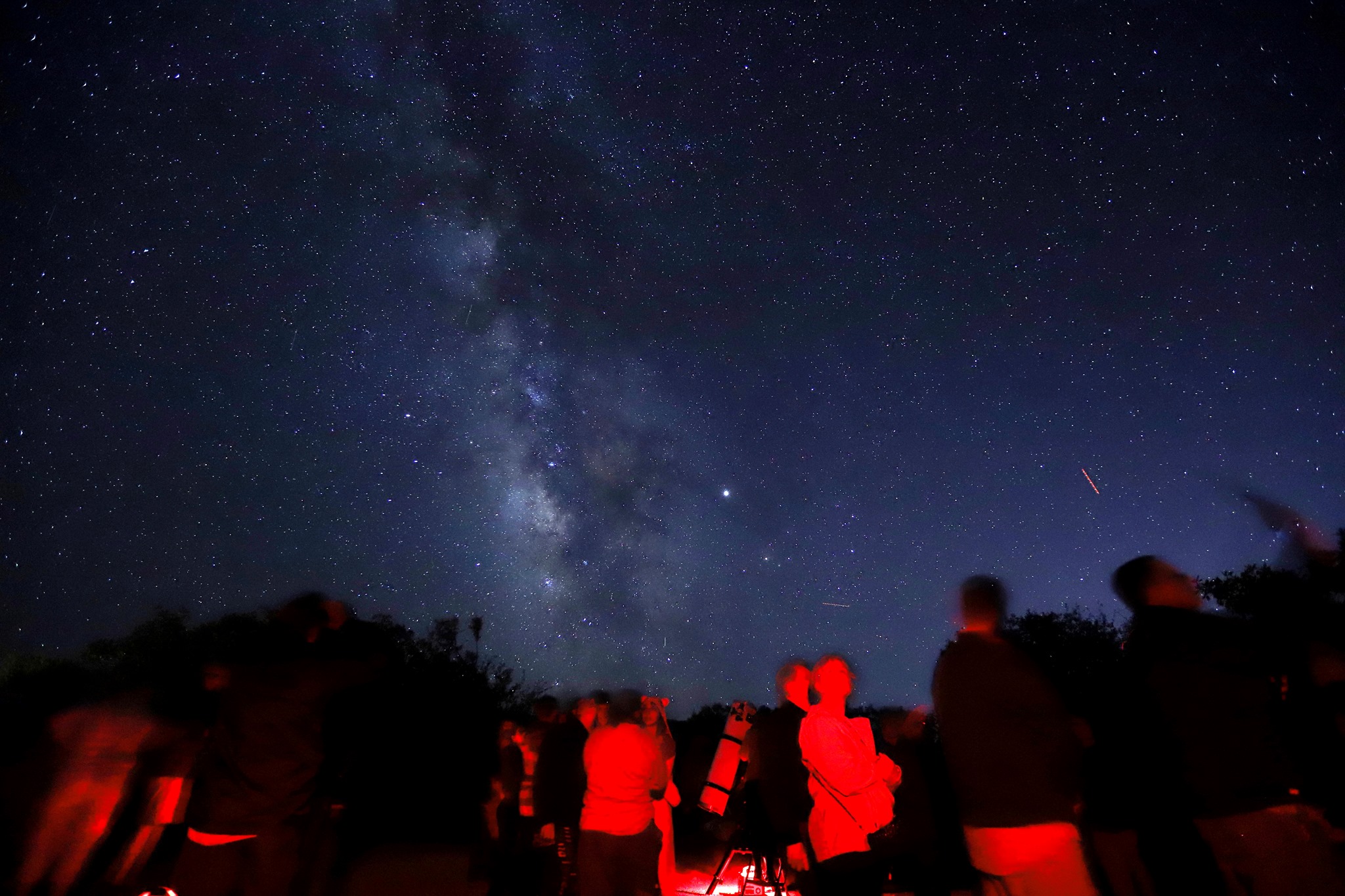 black canyon of the gunnison dark sky wintertime