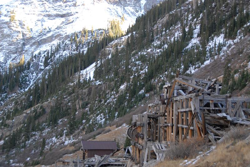 camp bird mine near ouray