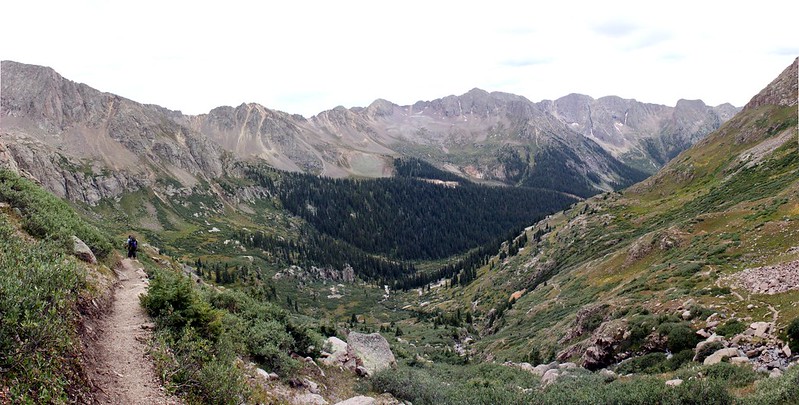 chicago basin from mount Eolus