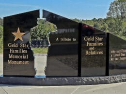 Image of the Gold Star Families Memorial Monument at the Colorado Freedom Monument