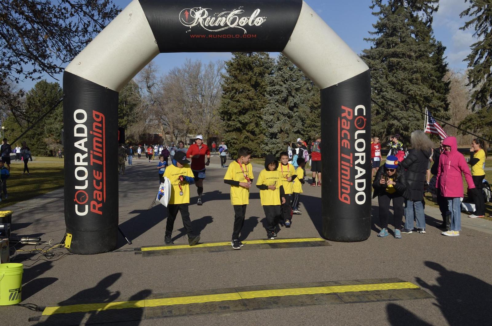 Image of volunteers at the Denver Veterans Day Run in Colorado