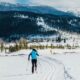 nordic skier at devil's thumb ranch