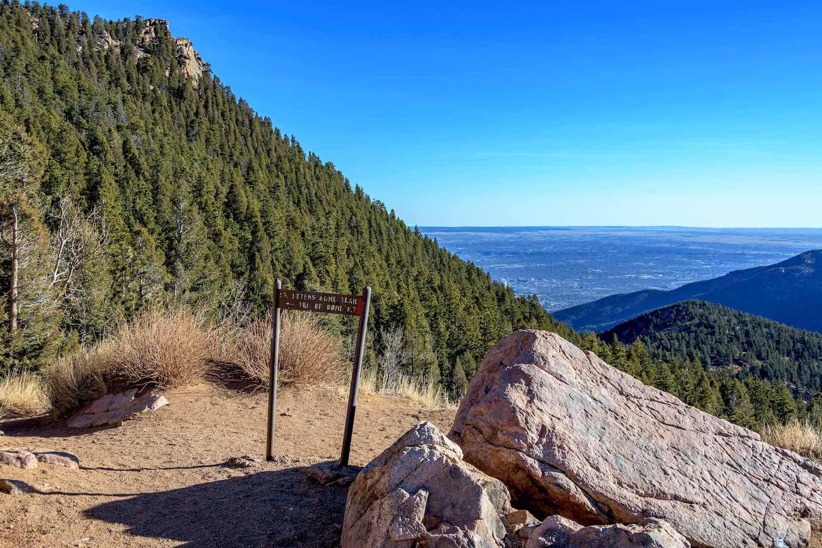 Gold Camp Road Overlook Colorado Springs