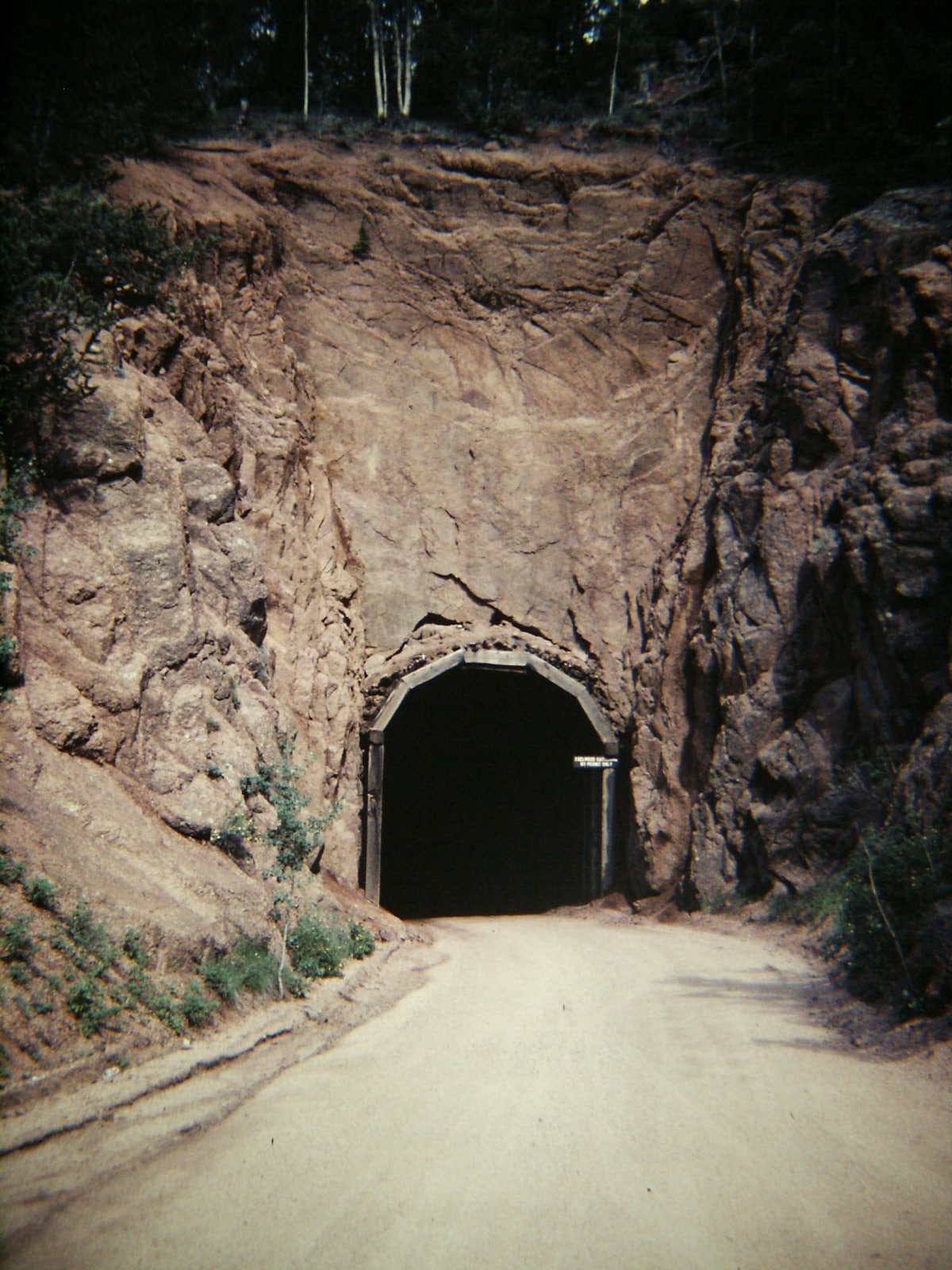 Gold Camp Road Tunnel 1985