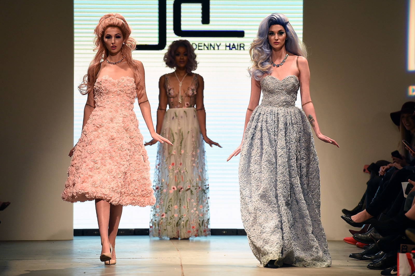 Image of the hair show at Denver Fashion Week