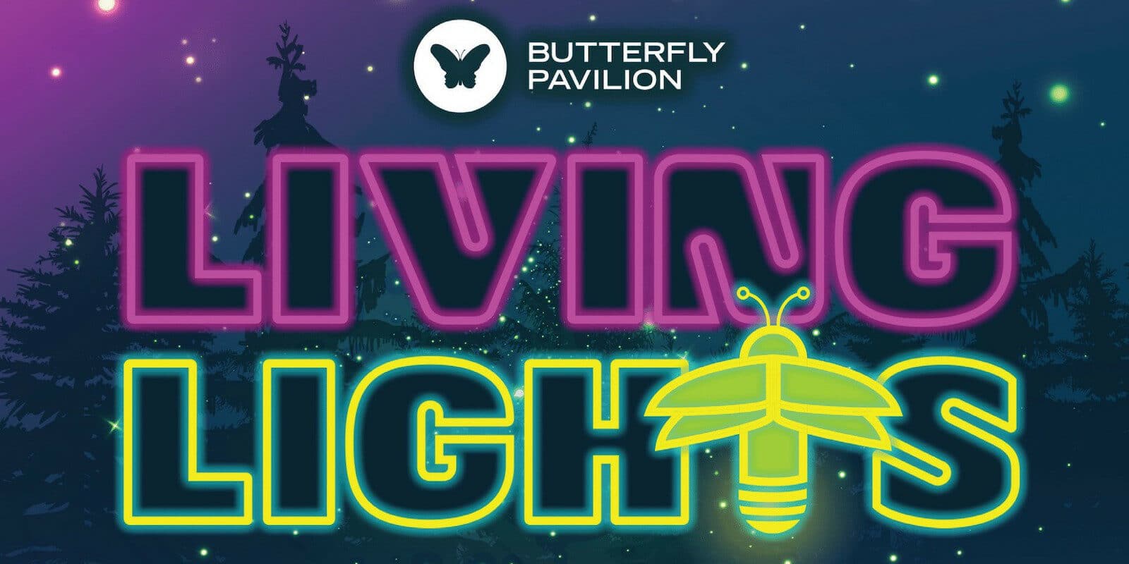 Image of the Butterfly Pavilion Living Lights Logo