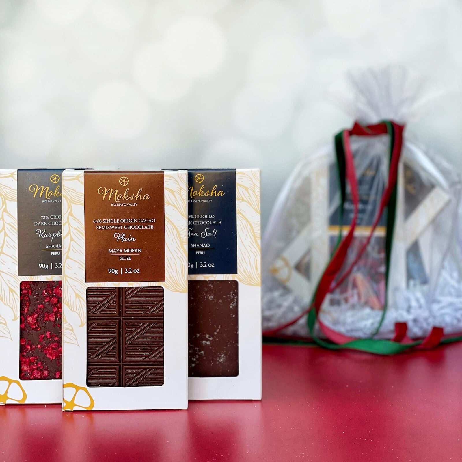 Image of multiple Moksha Chocolate Bars