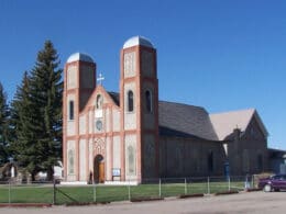 Image of the Our Lady of Guadalupe Parish in Conejos, Colorado