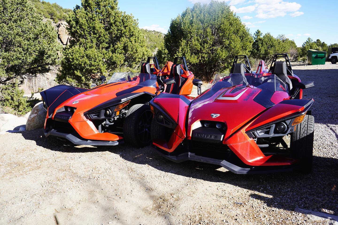 Image of a slingshot from Rocky Mountain Adventure Rentals in Colorado