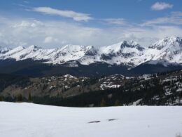 sawatch range in winter