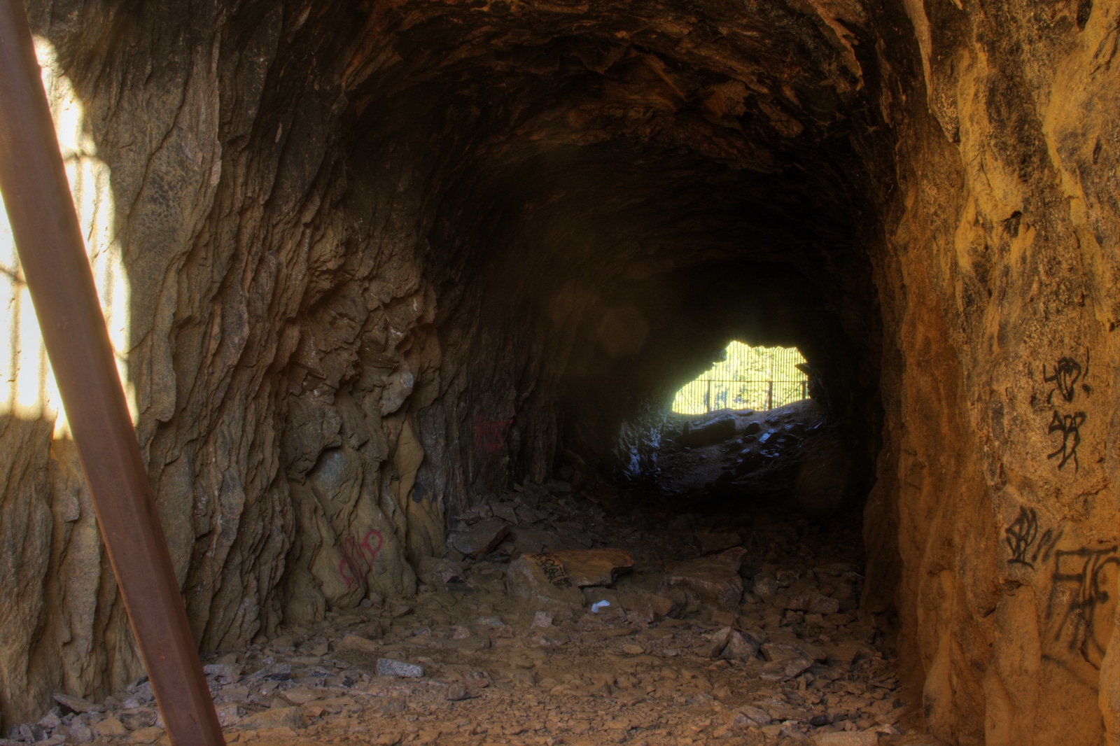 Upper Gold Camp Road Collapsed Tunnel