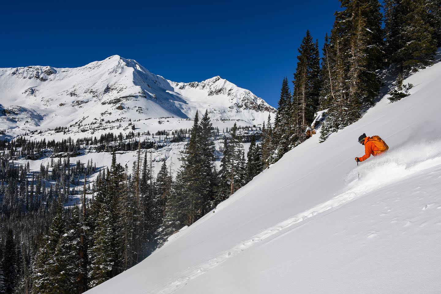 Image of a person skiing at Irwin with Eleven Experience