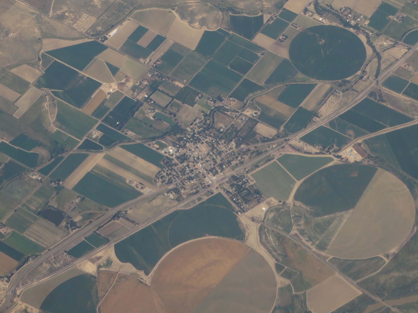 Manzanola Colorado Aerial View