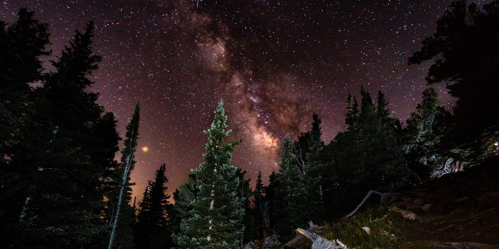 Mount Evans Night Stars Colorado