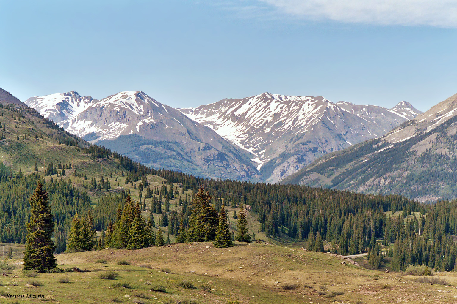 views of san juan mountains from molas pass