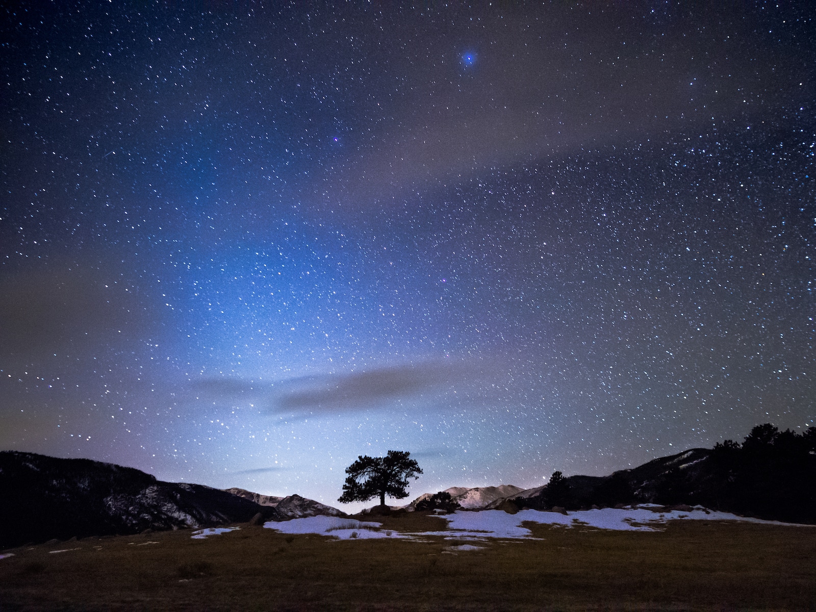 Zodiacal Light in Moraine Park RMNP Colorado