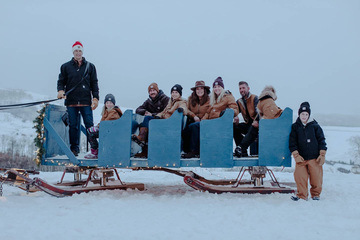 Image of people on a Telluride Sleighs and Wagons tour in Colorado