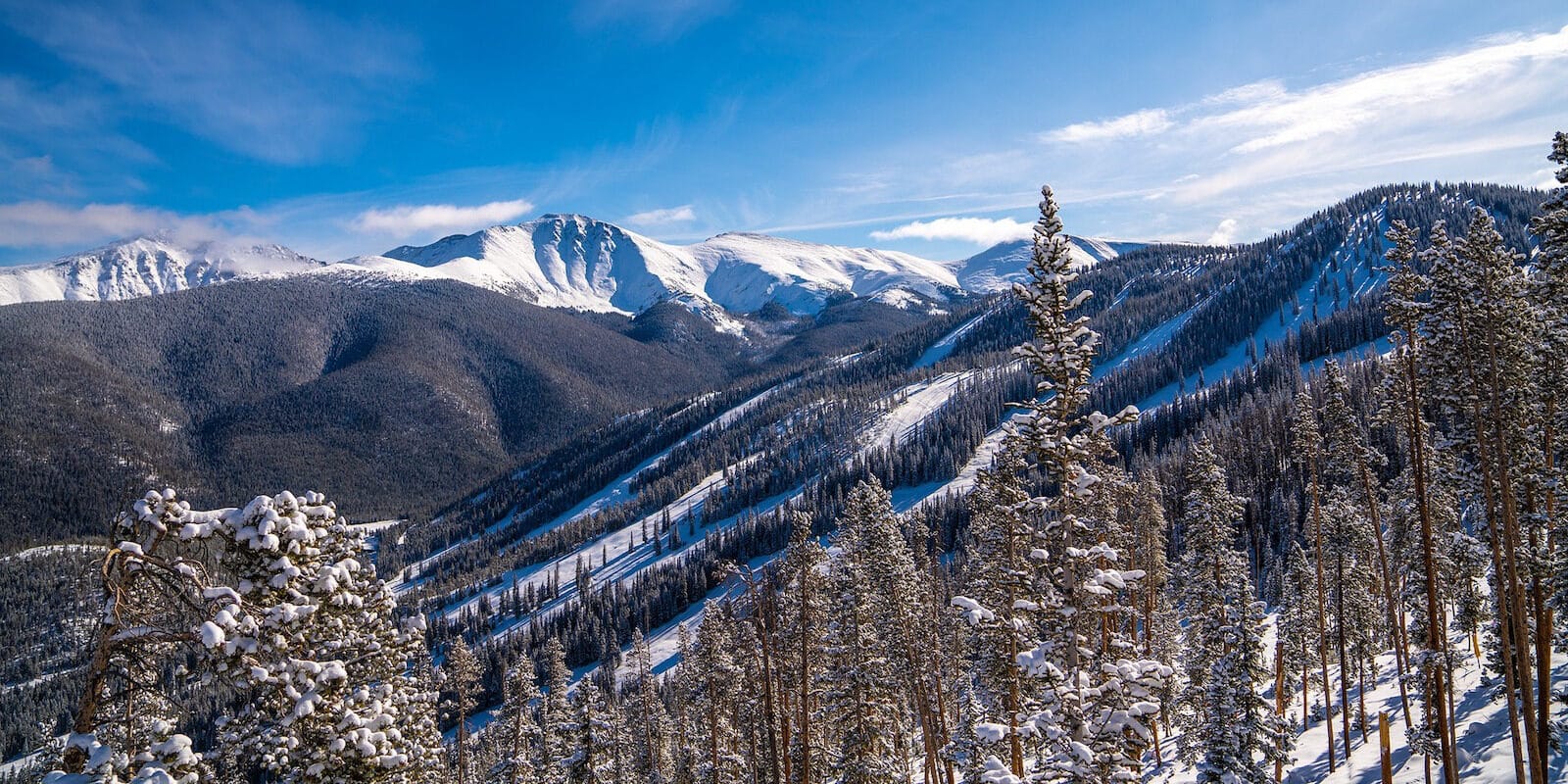 Image of Winter Park Ski Resort's slopes in Colorado